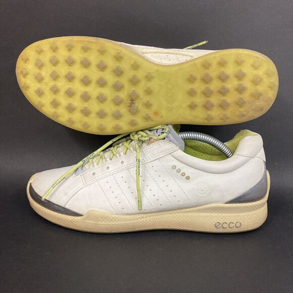 Ecco Biom -Women's Sz 40(9.5) Natural Motion -White Yak Leather -Spikeless Golf - Picture 1 of 14